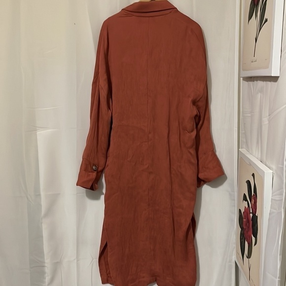 Nine by Savannah Miller Terracotta Lightweight Chuk Coat - Picture 3 of 4